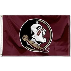 Florida‎ State University FSU Seminoles 3x5 Flag Banner New in Package Garnet